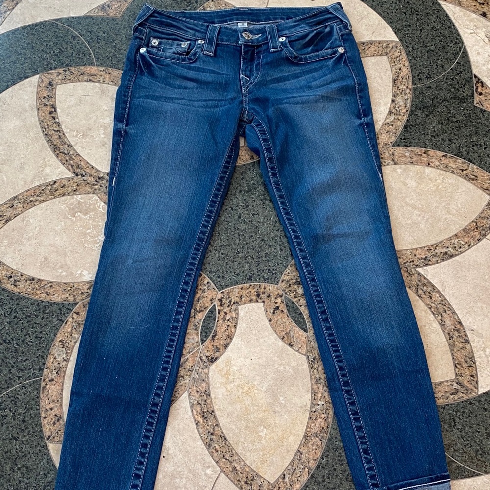 Like new! True Religion Basic Skinny Jean!